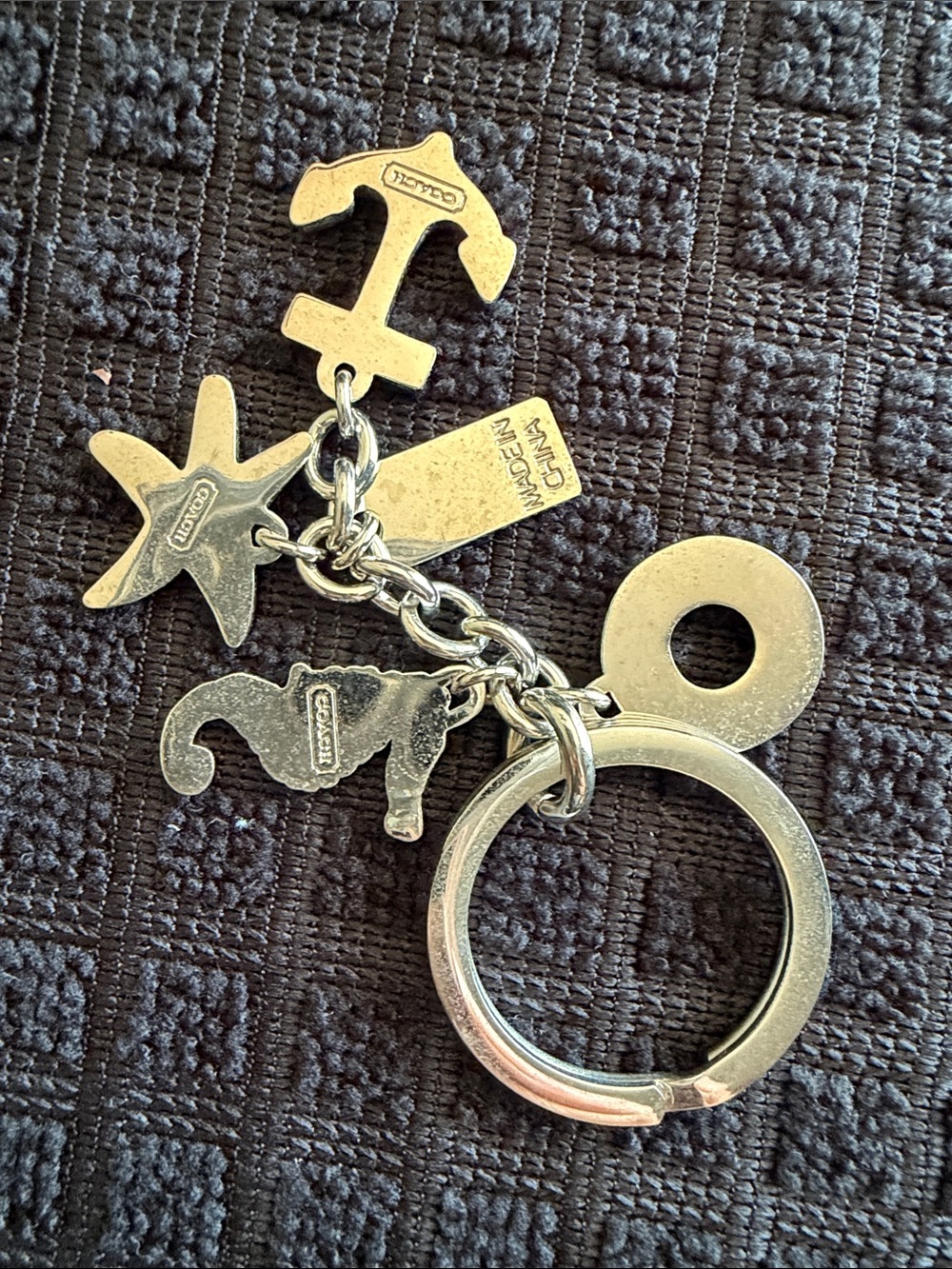 Coach Nautical Charm Key charm seahorse starfish anchor - Picture 7 of 7